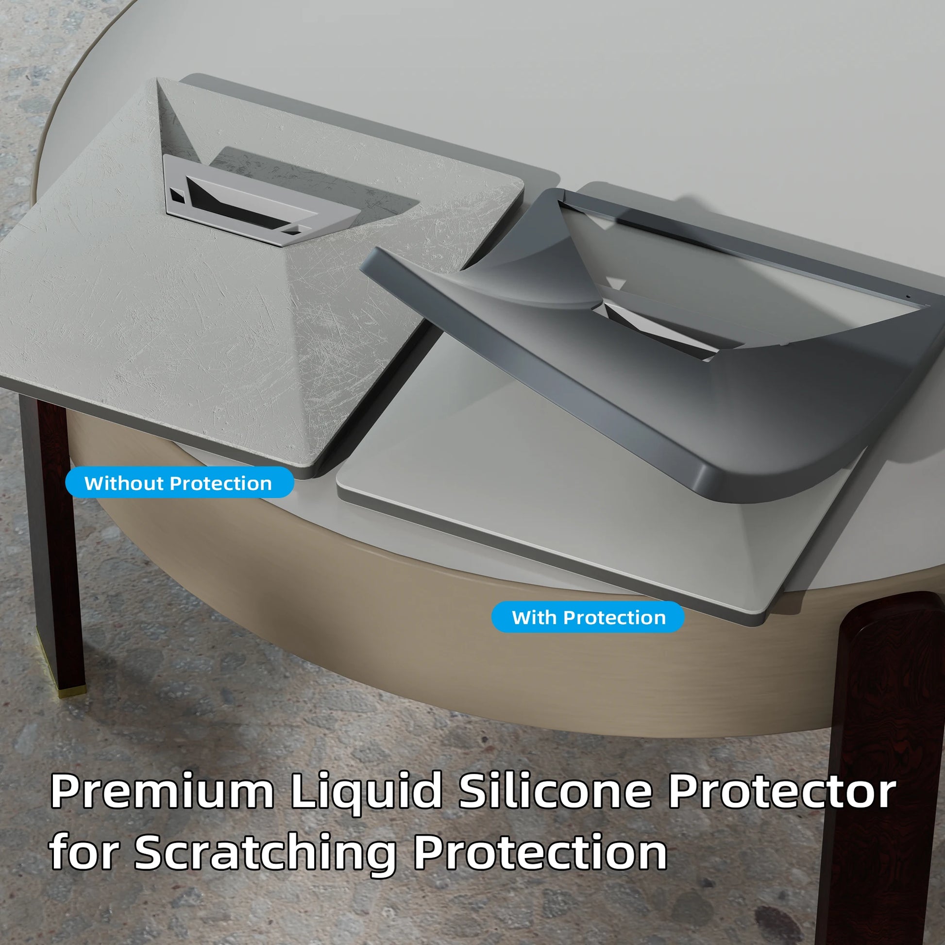 Black Starlink Mini Case by BACKUPMYFILESNOW.COM, liquid silicone protective cover for Starlink satellite dish and portable system.