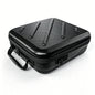 Black Starlink Mini Kit hard carrying case from BACKUPMYFILESNOW.COM®, waterproof, shockproof, scratch-resistant travel storage bag.