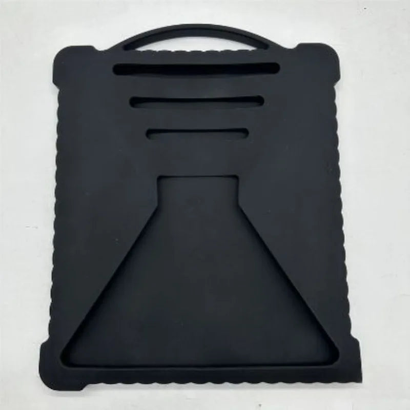 Black Starlink Mini Protective Case by BACKUPMYFILESNOW.COM, liquid silicone shell for satellite dish with full coverage and shock absorption.