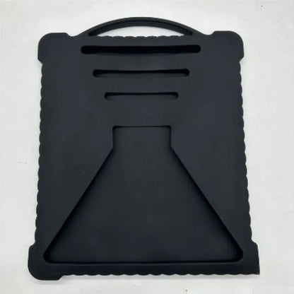 Black Starlink Mini Protective Case by BACKUPMYFILESNOW.COM, liquid silicone shell for satellite dish with full coverage and shock absorption.