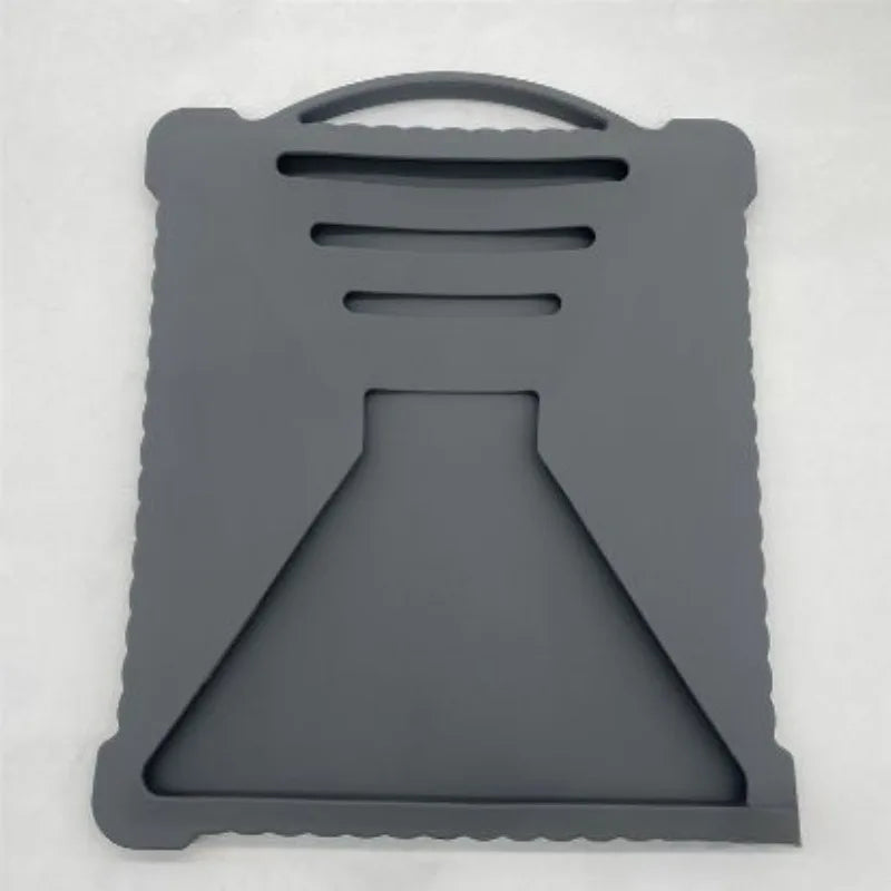 Black Starlink Mini Protective Case made of liquid silicone for satellite dish, portable full-coverage shell with shock absorption.