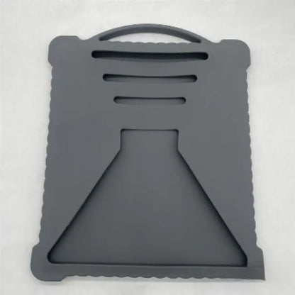 Black Starlink Mini Protective Case made of liquid silicone for satellite dish, portable full-coverage shell with shock absorption.