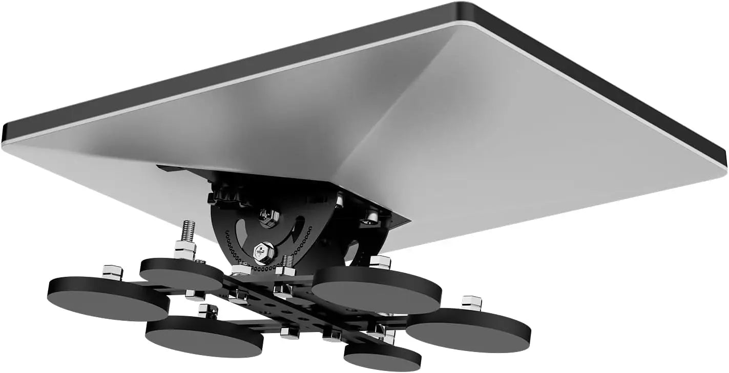 Starlink Mini V4 Magnetic Roof Mount with 6 magnetic bases, metal bracket, 211lb suction, 160° angle adjustability for RV, car, yacht, truck