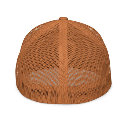 BackUPMYFILESNOW® Steady Wave Mesh Trucker Hat with breathable mesh panels and curved brim, in a stylish casual design.