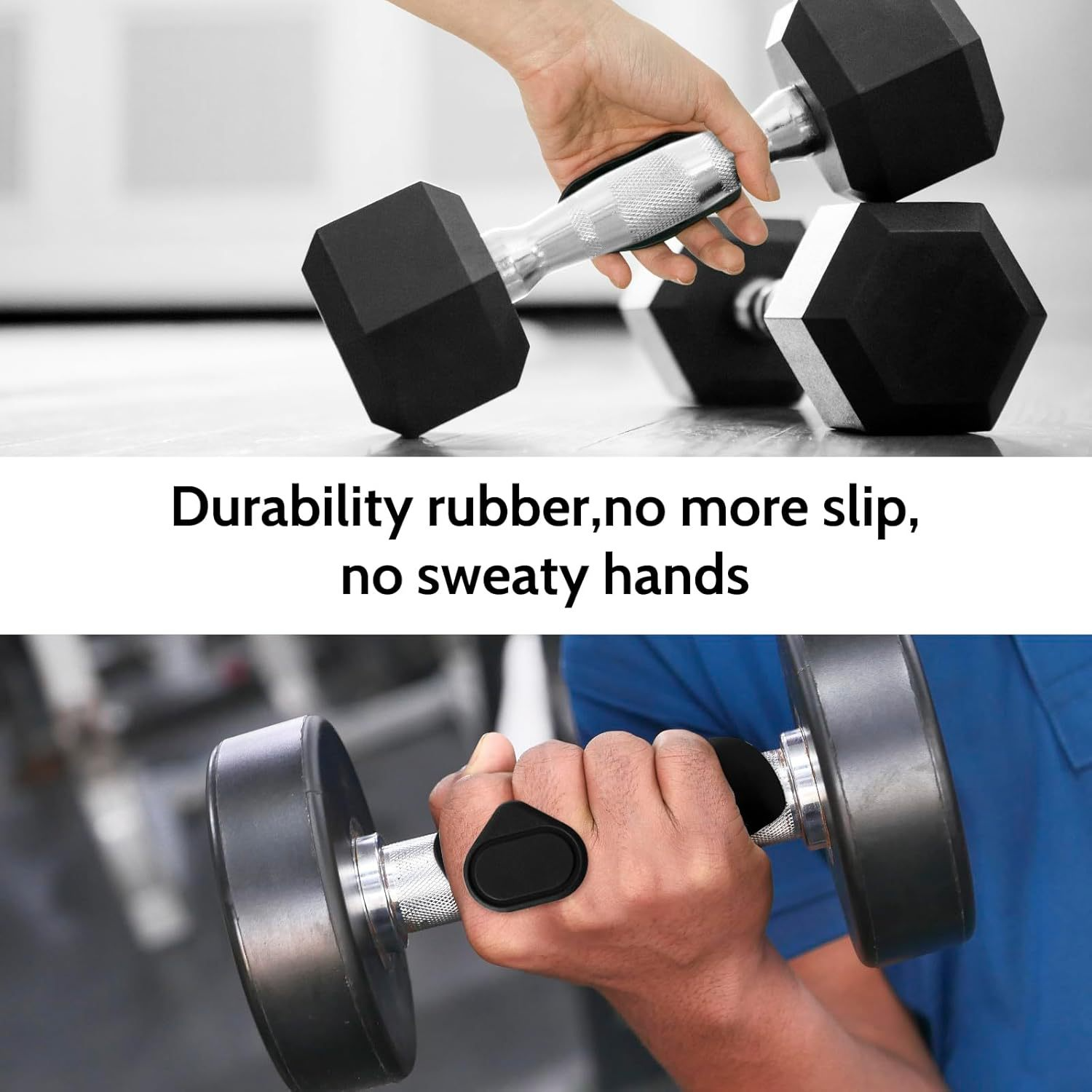 Black spring grip strengthener and finger exerciser for hand and finger muscle training, designed for grip strength improvement.
