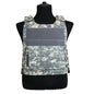 Black tactical outdoor vest by BACKUPMYFILESNOW.COM® featuring multiple pockets and durable fabric for outdoor activities.