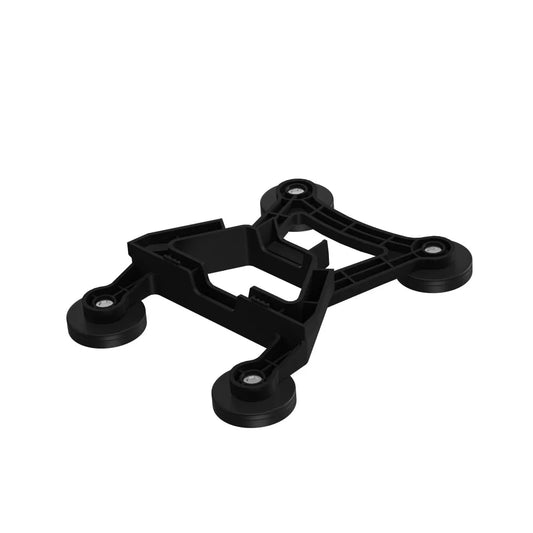Black flat magnetic car mount for Starlink Mini Dish, compatible with Starlink Flat Mini Mounting Kit, designed for vehicle use.