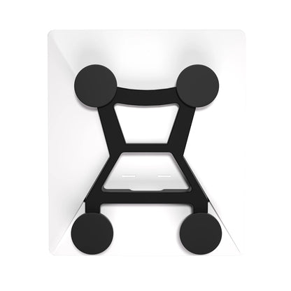 Black flat magnetic car mount for Starlink Mini Dish, compatible with Starlink Flat Mini Mounting Kit, by BACKUPMYFILESNOW.COM®.