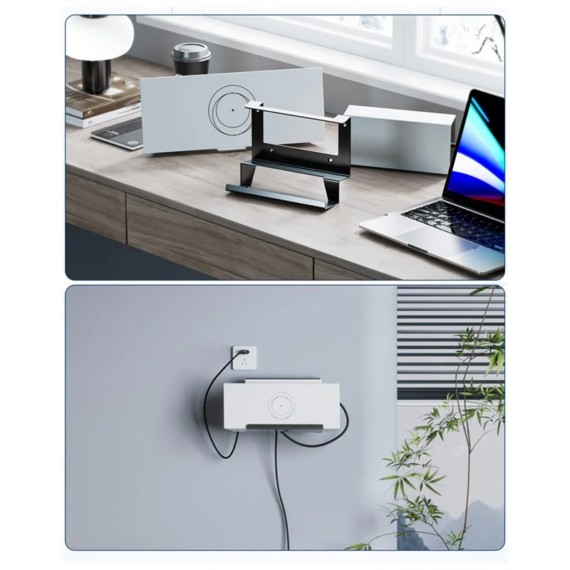 BACKUPMYFILESNOW.COM® WCS-For Starlink Gen 3 Router Mount, metal wall mount kit for Starlink mesh router and power supply.