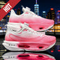 Black and white men's and women's running shoes by BackupMyFilesNow.com, lightweight, breathable, nonskid athletic sneakers for marathon.