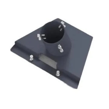 Carbon steel Mount Pipe Adapter Kit for Starlink Gen 3 roof mounting plates, compatible with Starlink V3 and accessories.