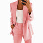 Black women's slim fit lapel cardigan from BackupMyFilesNow.com, ideal for business and daily wear.