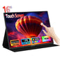 ZEUSLAP 16-inch portable touchscreen monitor with IPS display, 100% sRGB, 1200p resolution, compatible with Steam Deck, laptops, and gaming consoles