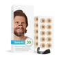 Black Breathe Easy Nasal Dilators by BackupMyFilesNow.com, three-pack, designed to improve nasal airflow comfortably.