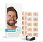 Black Breathe Easy nasal dilators by BackupMyFilesNow.com, designed to improve airflow and reduce nasal congestion.