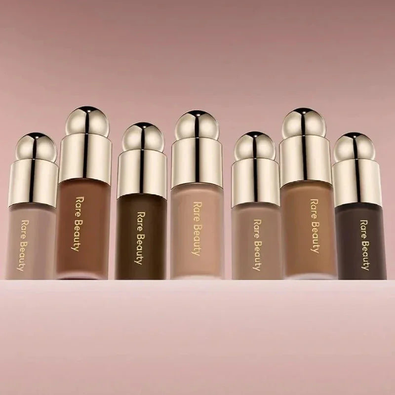 Rare Beauty 3D Face Bronze Contour Stick and Soft Pinch Mashed Potato Blusher, waterproof cream and liquid makeup for a natural glow.