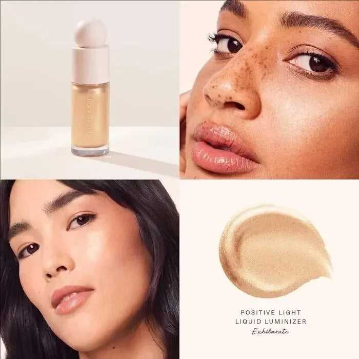 Rare Beauty 3D Face Bronze Contour Stick and Soft Pinch Mashed Potato Blusher, waterproof cream and liquid makeup for a natural glow.