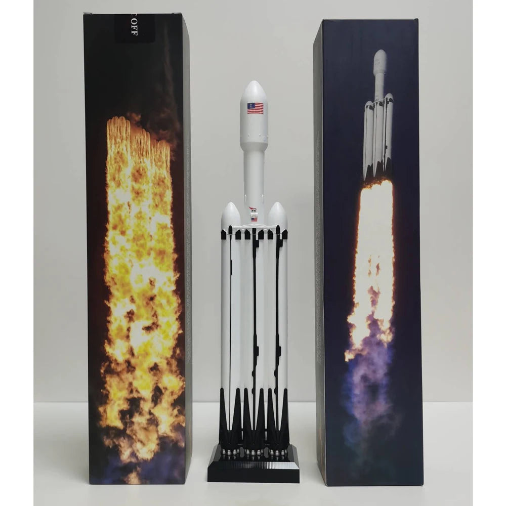 SpaceX Starship Falcon 9 FH Block 5 and Starlink Super Heavy space rocket model by BACKUPMYFILESNOW.COM®.
