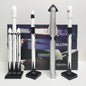 Model of SpaceX Starship, Falcon 9 FH, and Starlink Super Heavy rocket by BACKUPMYFILESNOW.COM® displayed on a plain background.