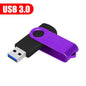 Blue 128GB USB 3.0 flash drive with metal casing, compatible with computers and various flash card capacities, high-speed memory stick.