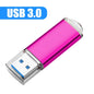 Blue 128GB USB 3.0 metal flash drive from BackupMyFilesNow.com, high-speed 64GB pen drive for computer data storage.
