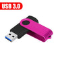 Blue 128GB BackupMyFilesNow.com USB 3.0 metal flash drive with 64GB capacity, high-speed memory stick for computers and data storage.