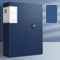 Blue desktop A4 file folder from BackupMyFilesNow with waterproof, dustproof design and large capacity for document organization.