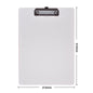 Blue A4 file folder clipboard with writing pad, memo clips, and test paper storage organizer for school and office supplies.