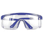 BackUpMyFileSNOW® blue dustproof waterproof safety goggles with anti-splash eye protection for work and cycling.