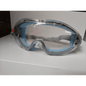 Blue fully enclosed cycling goggles by BACKUPMYFILESNOW.COM® with anti-dust, anti-fog, anti-scratch, and impact-proof safety features.