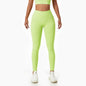Women's high waist quick-drying yoga pants for running by BackupMyFilesNow.com, in blue, showcasing the stretchy, comfortable fit.