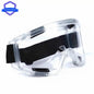 Blue anti-splash safety goggles by BACKUPMYFILESNOW.COM®, impact-resistant, windproof, dust-proof protective glasses for work and DIY safety.