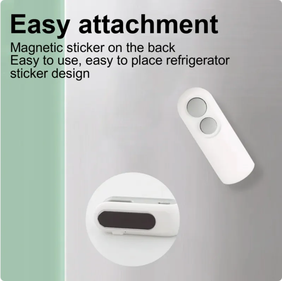 Blue portable USB rechargeable vacuum sealer from BACKUPMYFILESNOW.COM, compact kitchen appliance for food preservation.