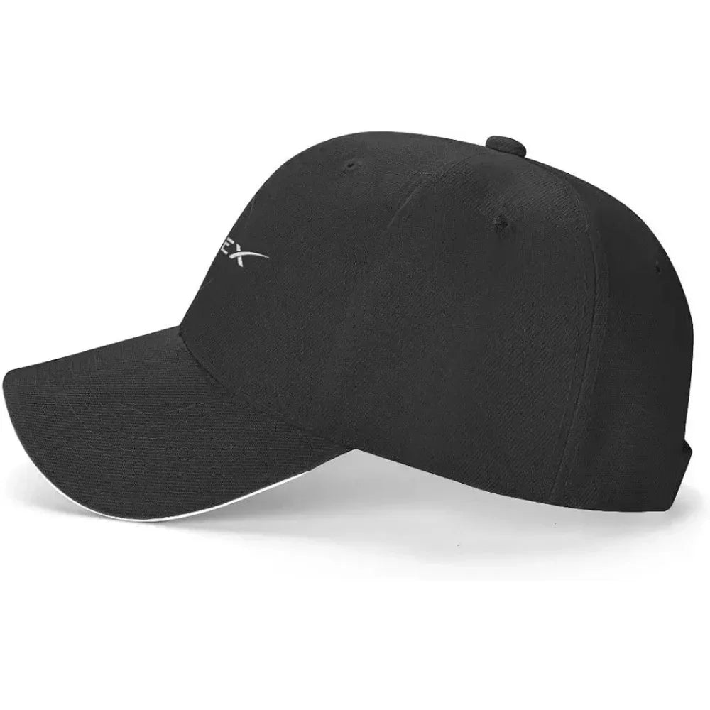 Blue SpaceX baseball cap for men and women, adjustable space-themed fashion hat with athletic style by BACKUPMYFILESNOW.COM®