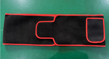 Blue LED Infrared Belt Therapy Device from BackupMyFilesNow.com showing a wearable belt with LED lights for pain relief therapy.