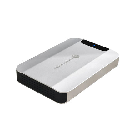 BackupMyFilesNow Data Fox Dual-Use External HDD X25, 2.5-inch metal black and silver with USB 3.0 for game storage and PC backup