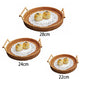 Rattan woven storage basket for snacks and fruits, upgraded design, natural finish, ideal for kitchen organization.