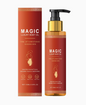 Two brown bottles of BackupMyFilesNow.com Magic Body Oil with pump dispensers shown in a close-up image.