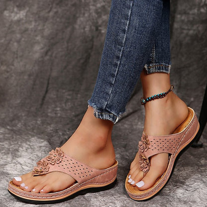 Women's hollow platform sandals by BACKUPMYFILESNOW.COM® with stylish design and open-toe style, perfect for casual summer wear.
