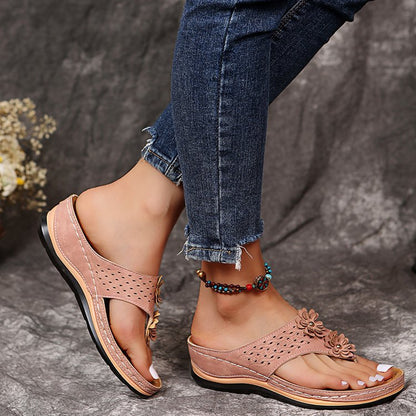 Women's hollow platform sandals by BACKUPMYFILESNOW.COM® featuring stylish design and open-toe style, perfect for summer wear.