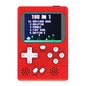 GAMINJA GC36 mini retro video game console with built-in 198 games, 2.4-inch color screen, 8-bit handheld game player.
