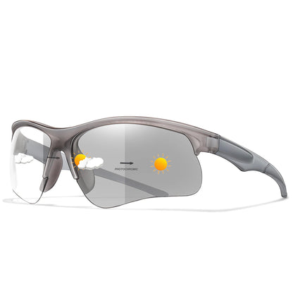 Photochromic sunglasses for men and women, outdoor sports eyewear, windproof cycling goggles, stylish and functional bike sunglasses