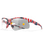 Photochromic sunglasses for men and women, outdoor sports eyewear, windproof biking and cycling goggles, stylish and functional.
