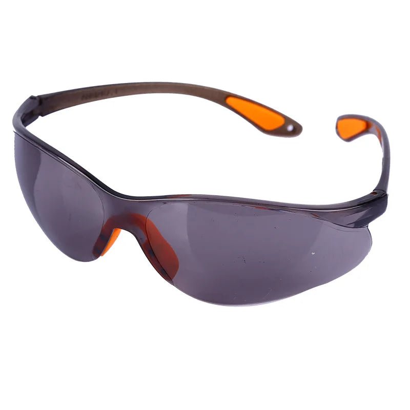 Unisex BACKUPMYFILESNOW.COM® anti-splash goggles with clear safety lenses, suitable for industrial work, cycling, and dust protection.