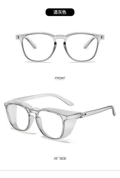 BackupMyFileSnow® safety glasses with anti-fog goggles, protective side shields, and blue light filtering for men and women.