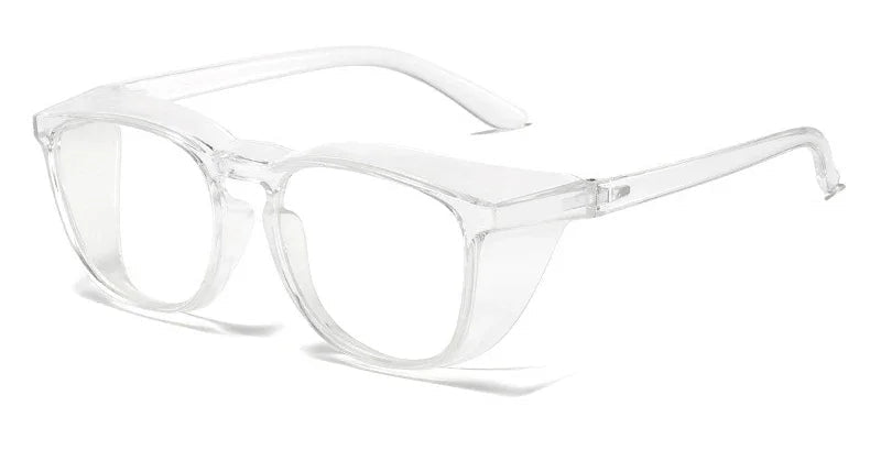 BackupMyFilesNow® anti-fog safety glasses with side shields, blue light protection, suitable for men and women, reading glasses style.