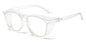 BackupMyFilesNow® anti-fog safety glasses with side shields, blue light protection, suitable for men and women, reading glasses style.