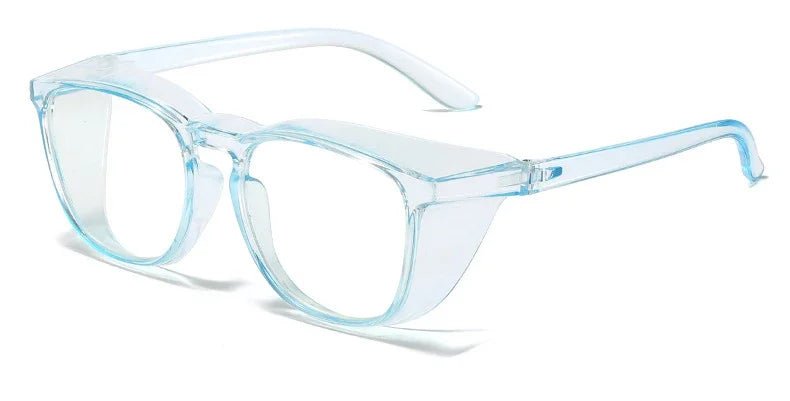 BackupMyFilesNow® safety glasses with anti-fog goggles, side shields, and blue light protection for men and women.