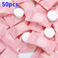 Mini compressed towel capsules from BACKUPMYFILESNOW.COM®, compact disposable cloths for outdoor travel and face care wipes.