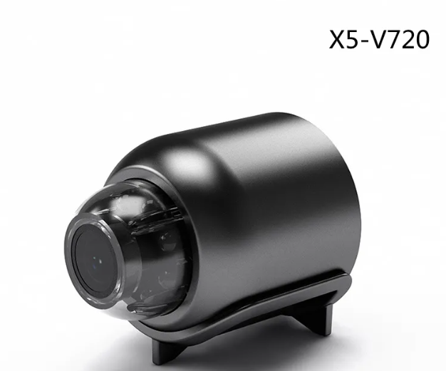Indoor baby monitor security camera by BackupMyFilesNow.com with 64GB storage, designed for indoor surveillance of babies.